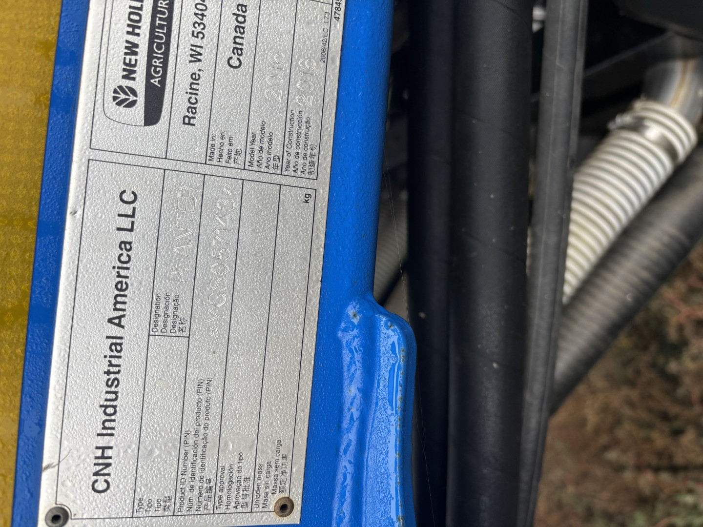 2016 New Holland P4950 Air Tank/Cart