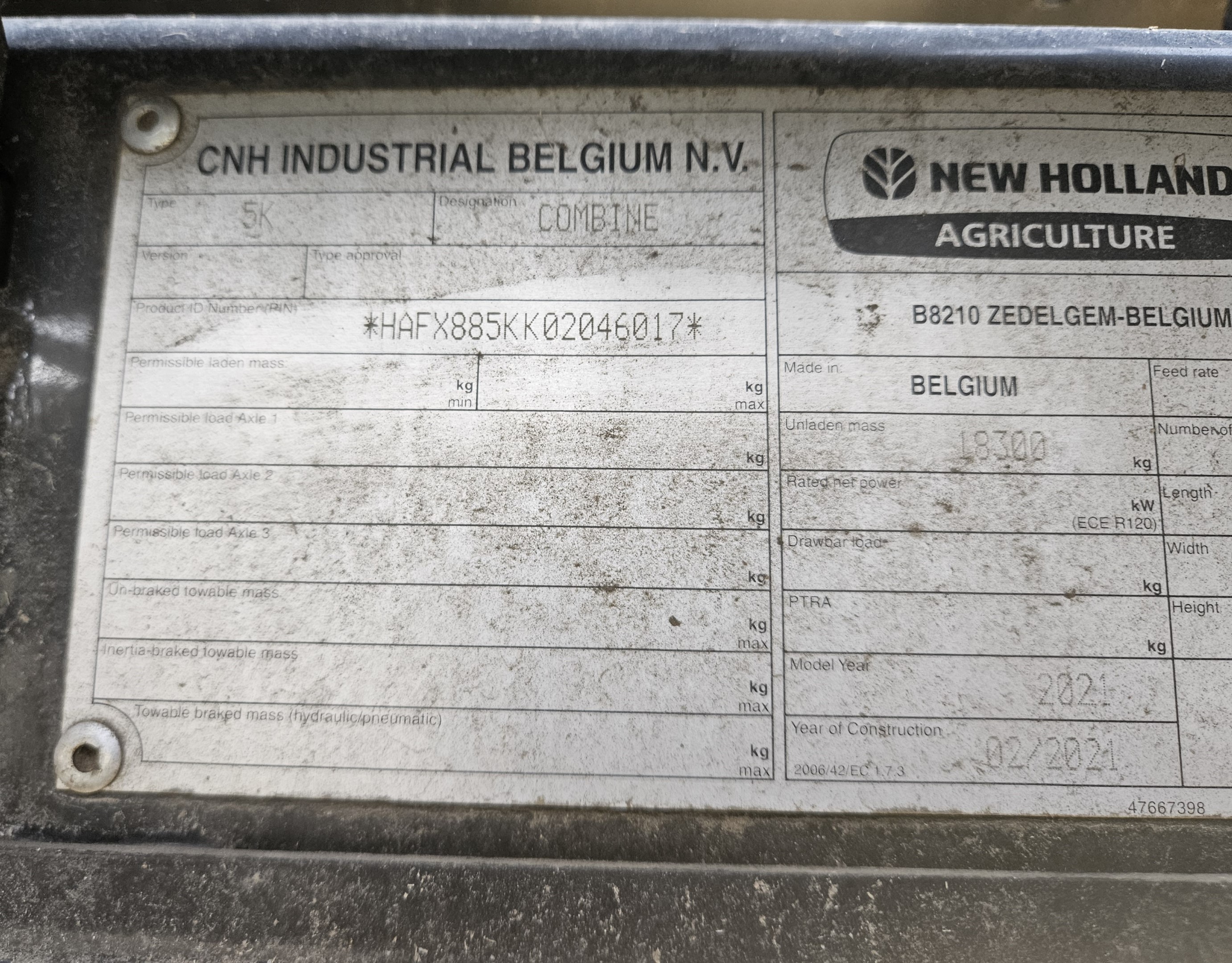 2021 New Holland CX8.80 Combine