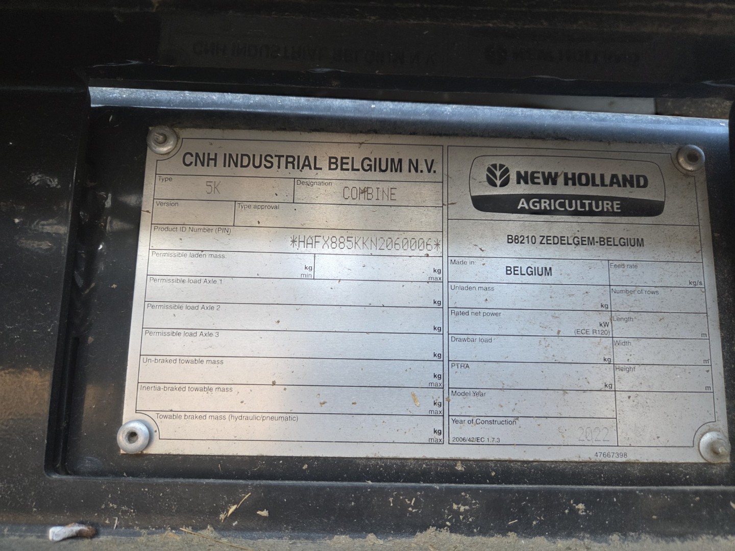 2022 New Holland CX8.80 Combine