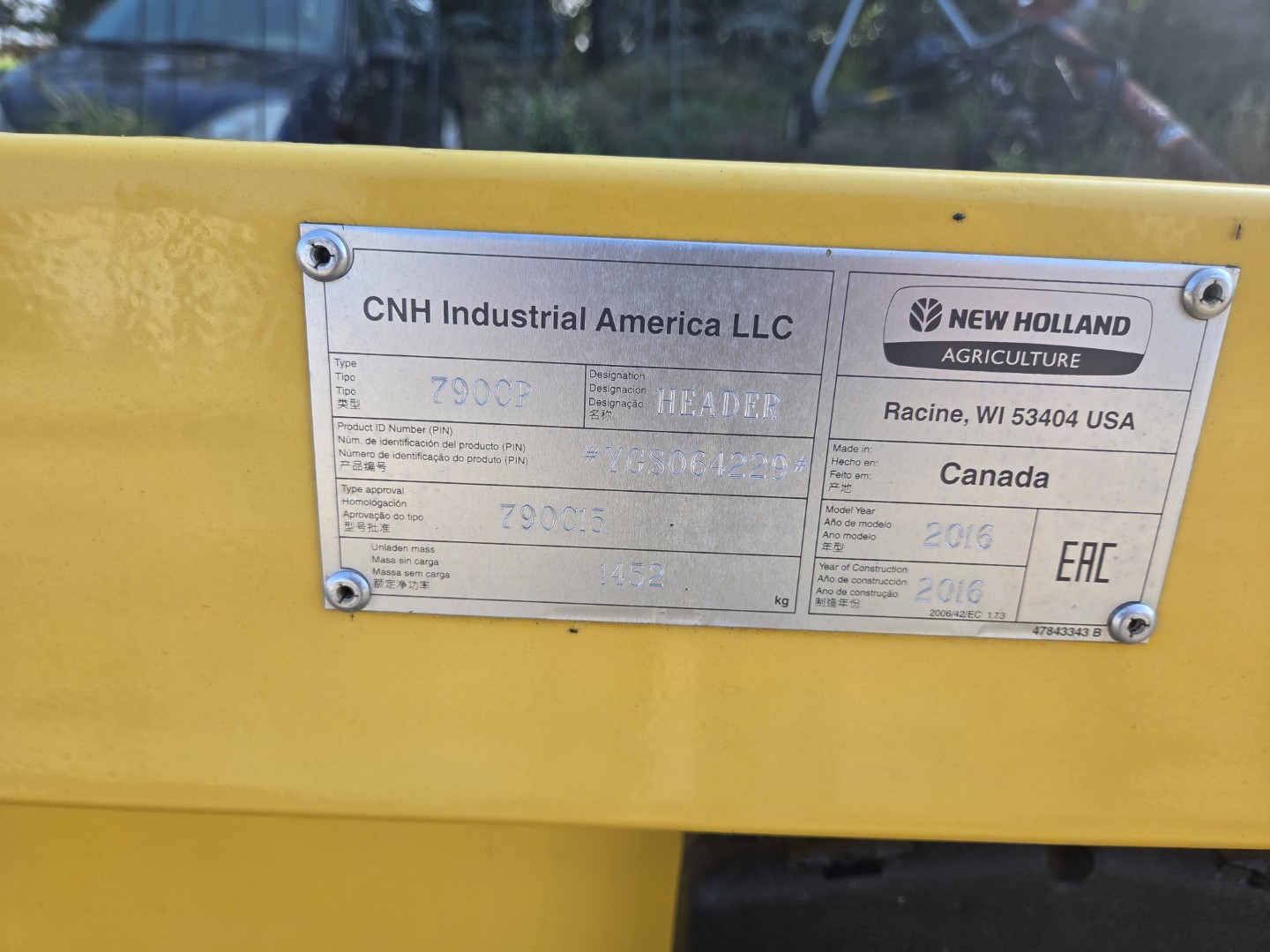 2016 New Holland CX8.80 Combine