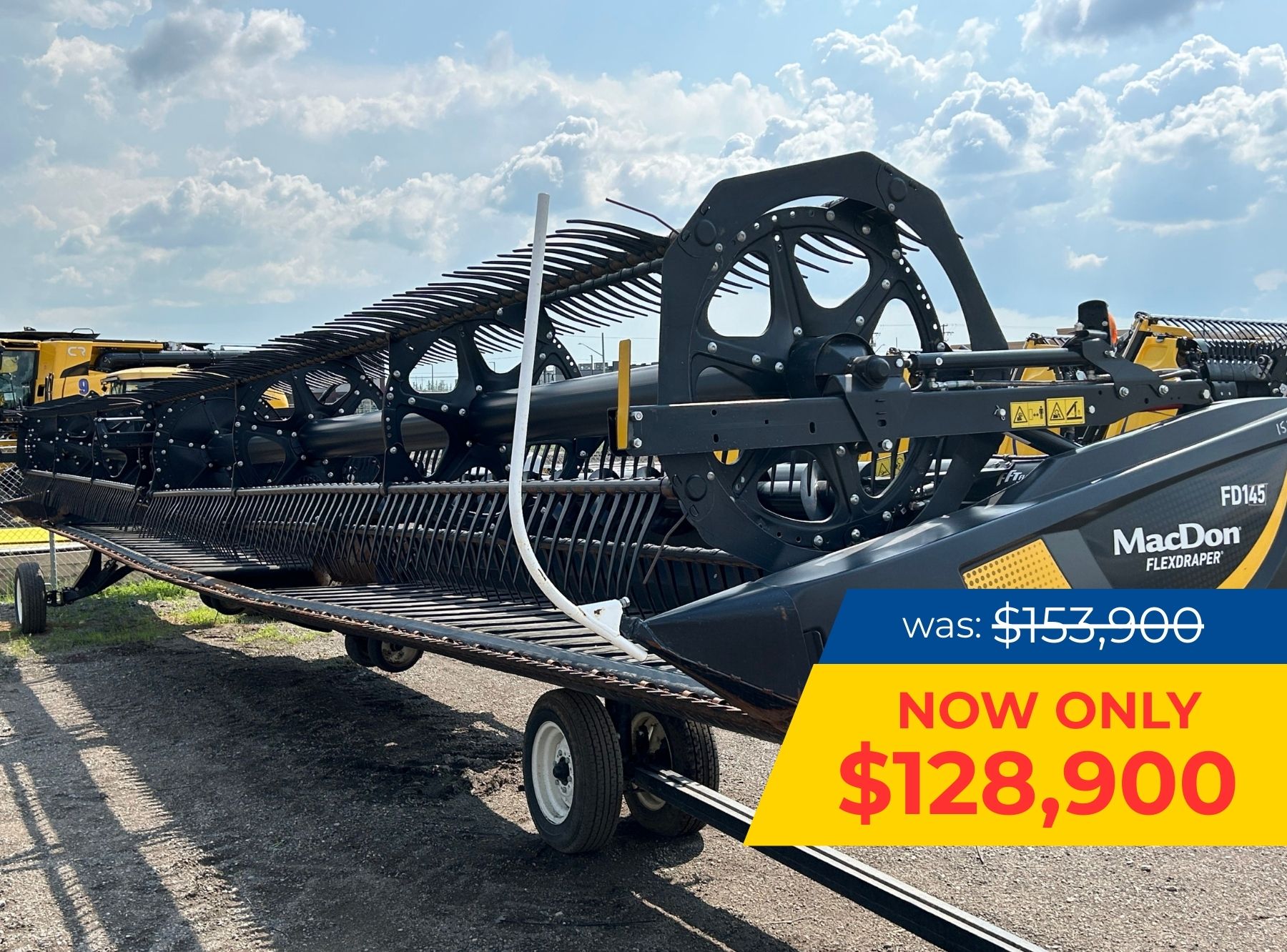 2022 MacDon FD145 Header Draper Flex