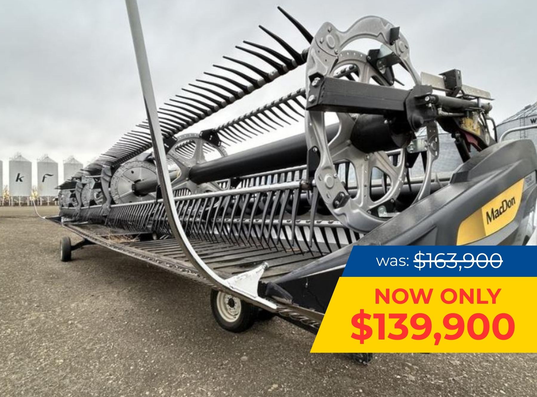 2022 MacDon FD240 Header Draper Flex