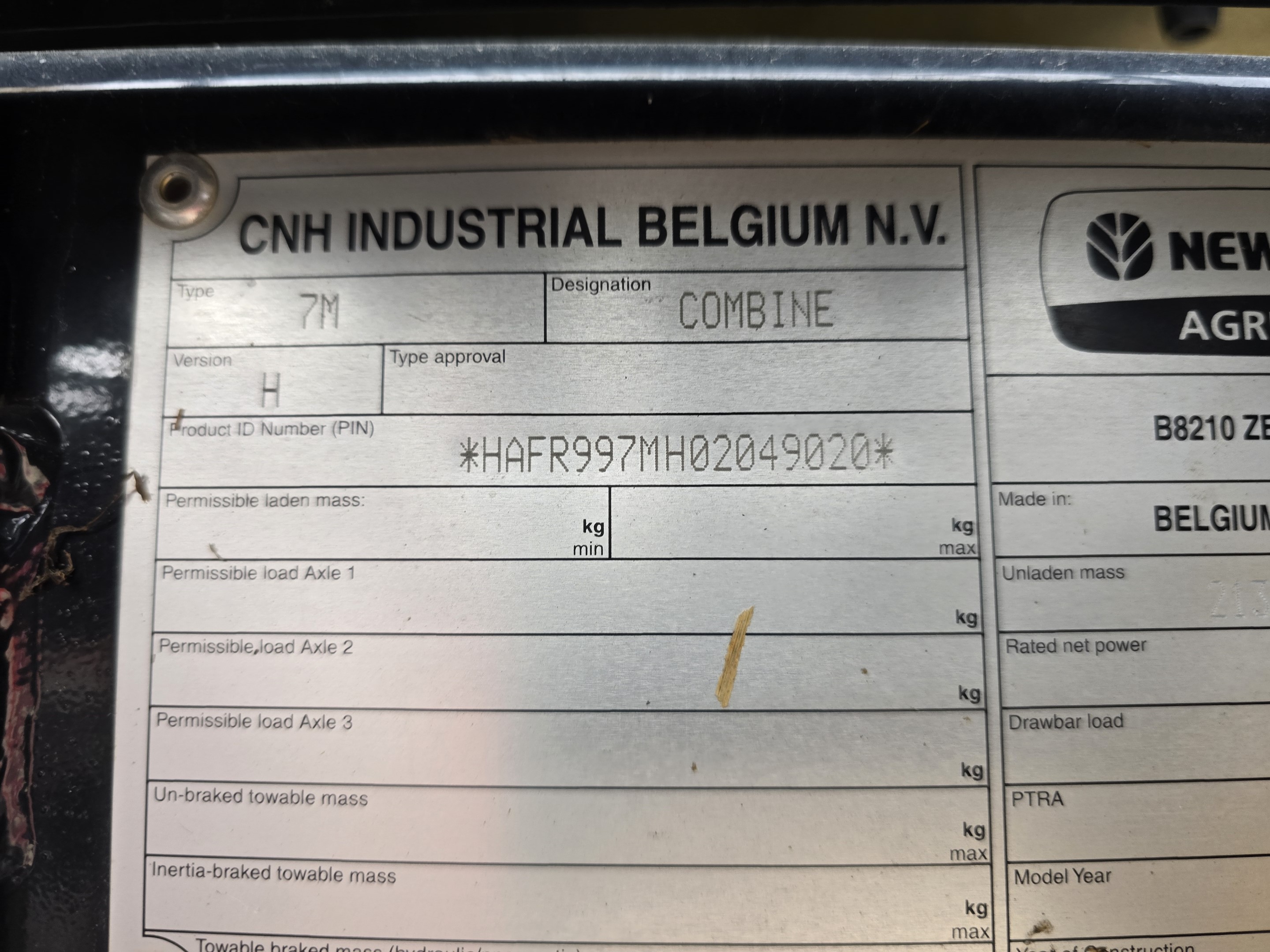 2021 New Holland CR9.90Z Combine