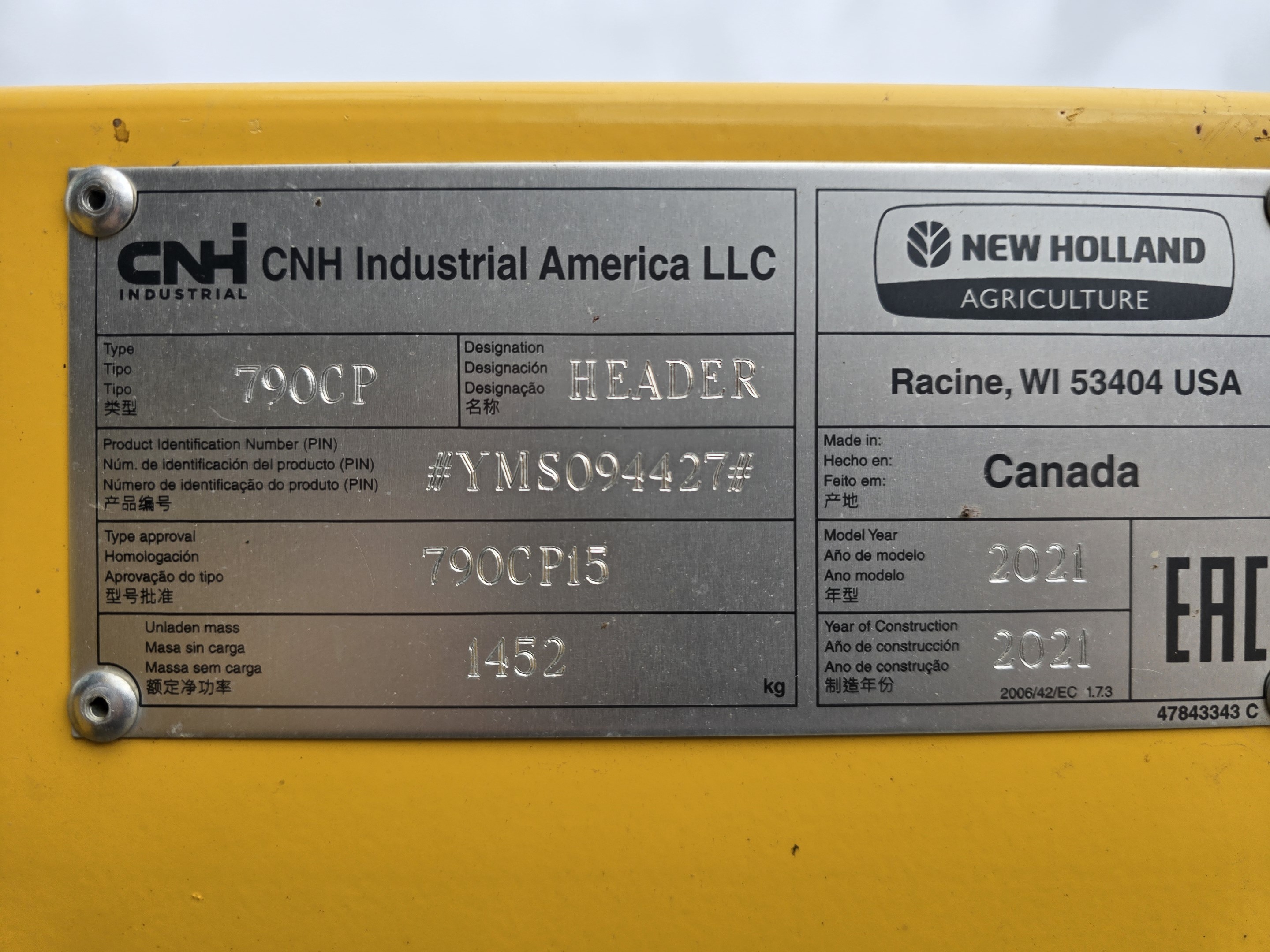 2021 New Holland CR9.90Z Combine