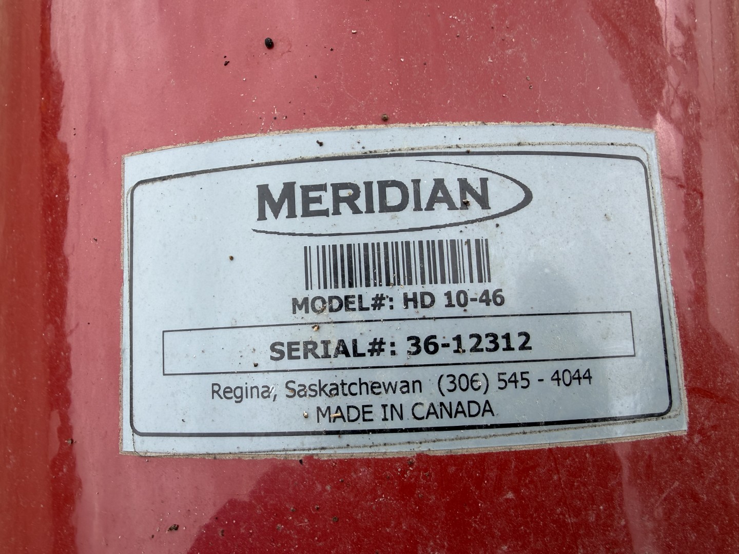 2019 Meridian HD10-46 Grain Auger