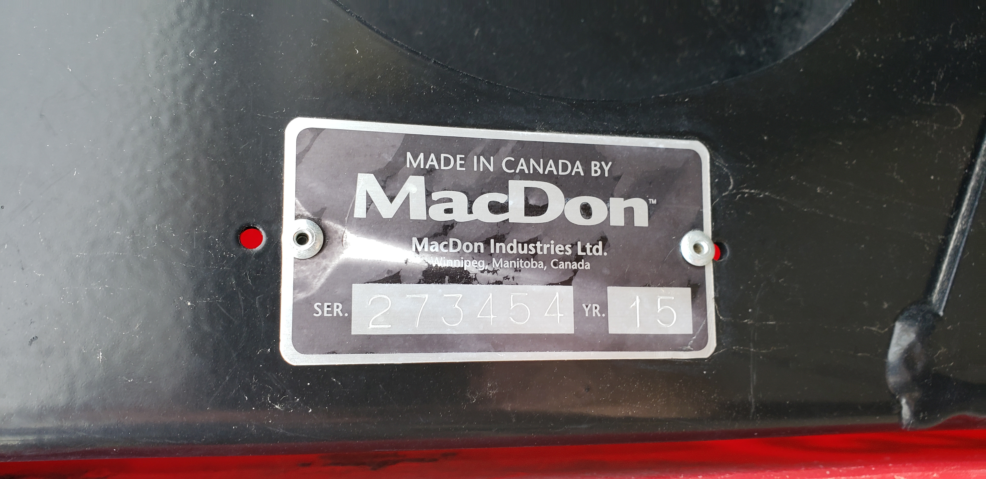 2015 MacDon FD75-45 Header Combine