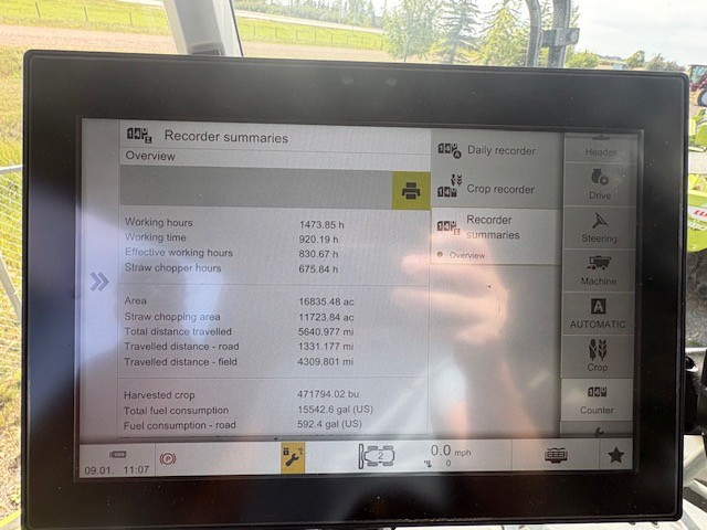 2021 CLAAS 8700 Combine
