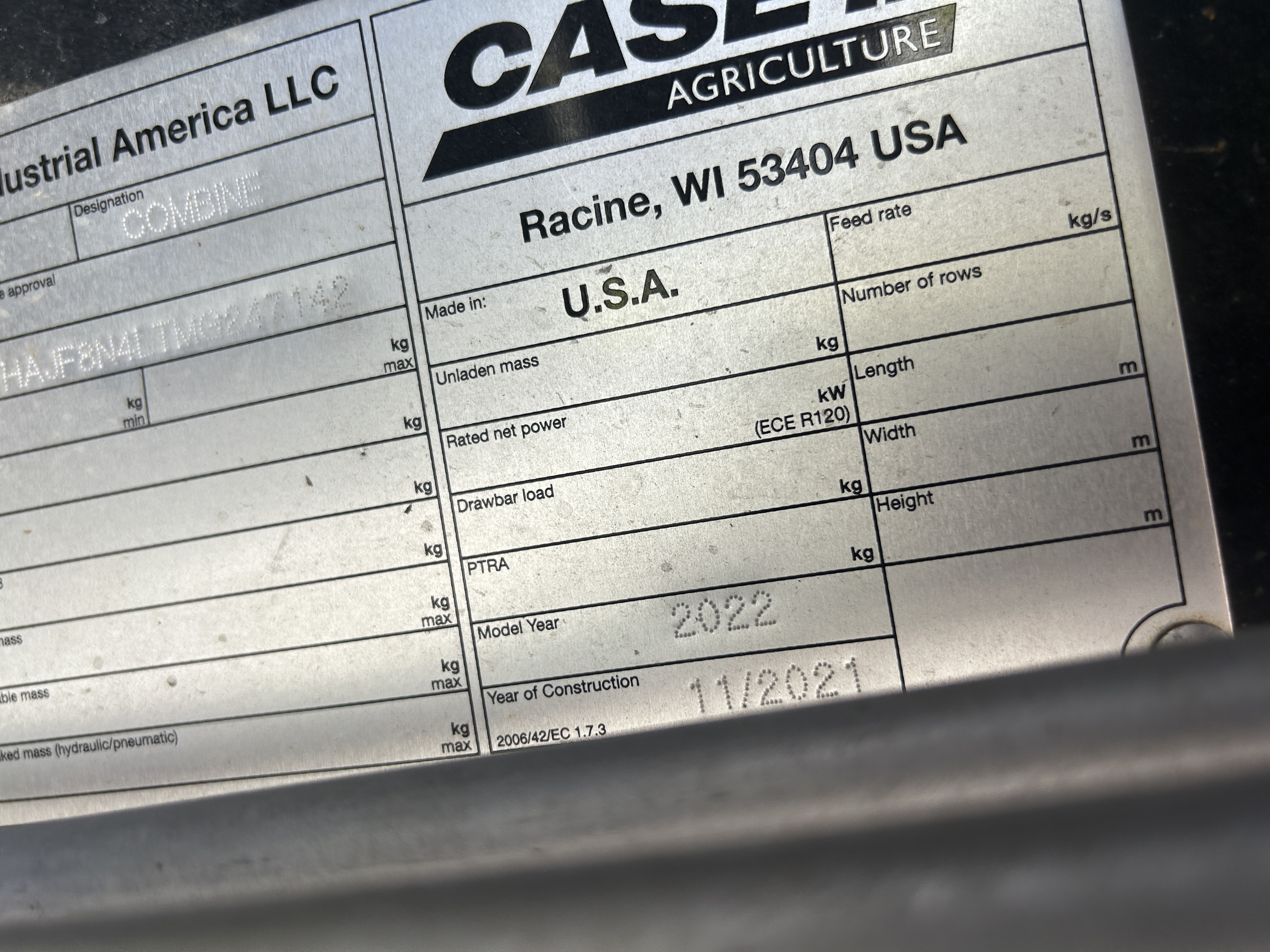 2022 Case IH 8250 Combine