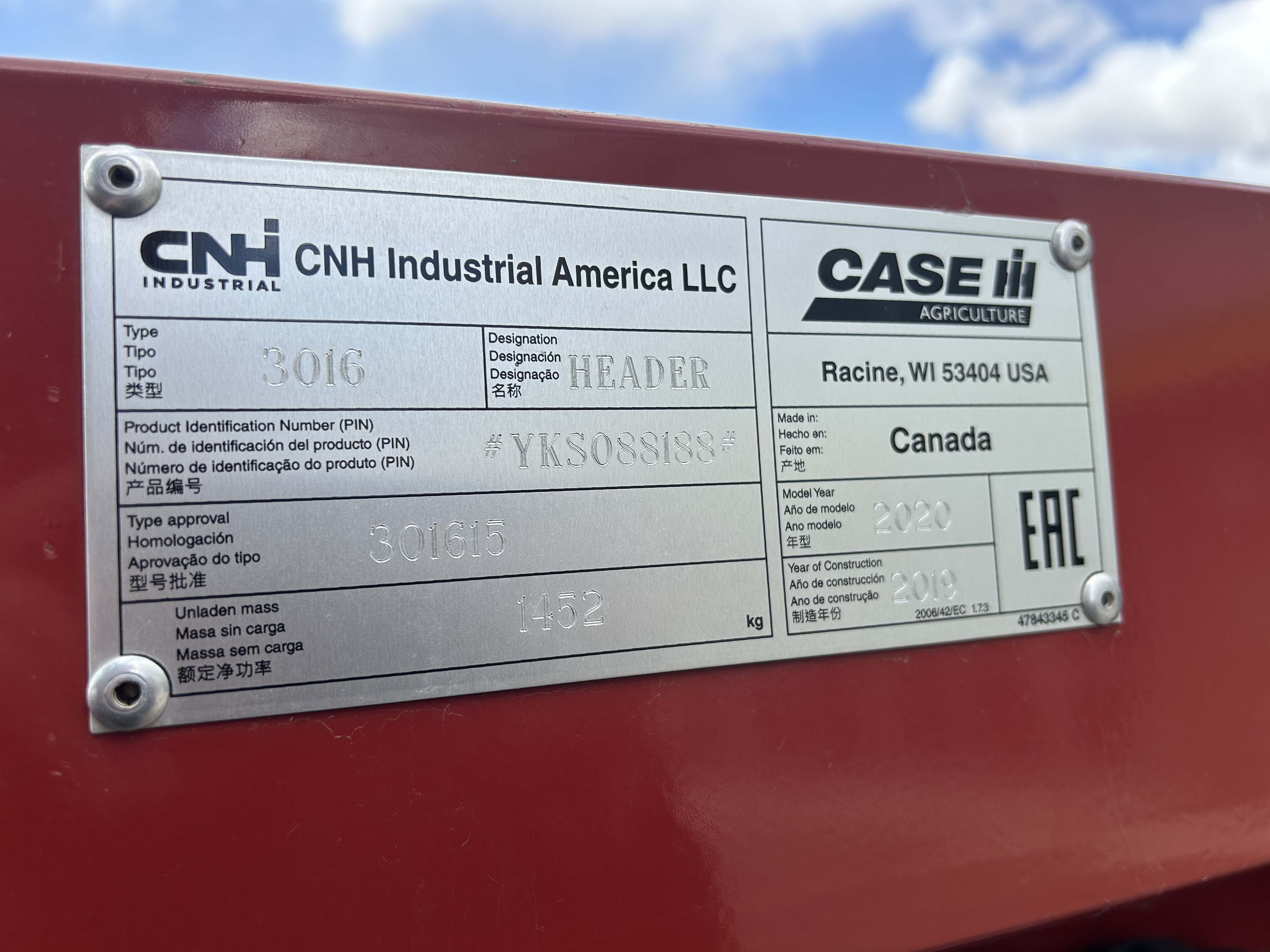 2022 Case IH 8250 Combine