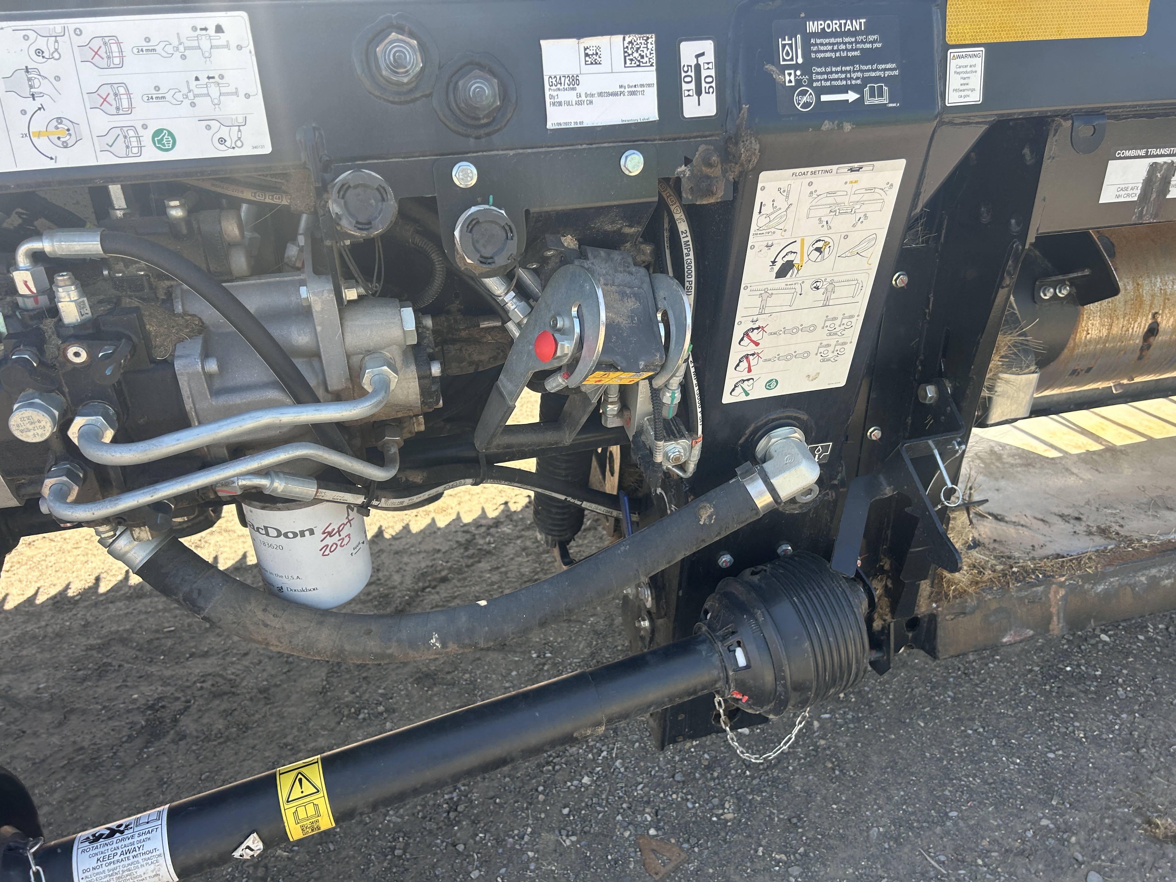 2022 MacDon FD240 Header Combine