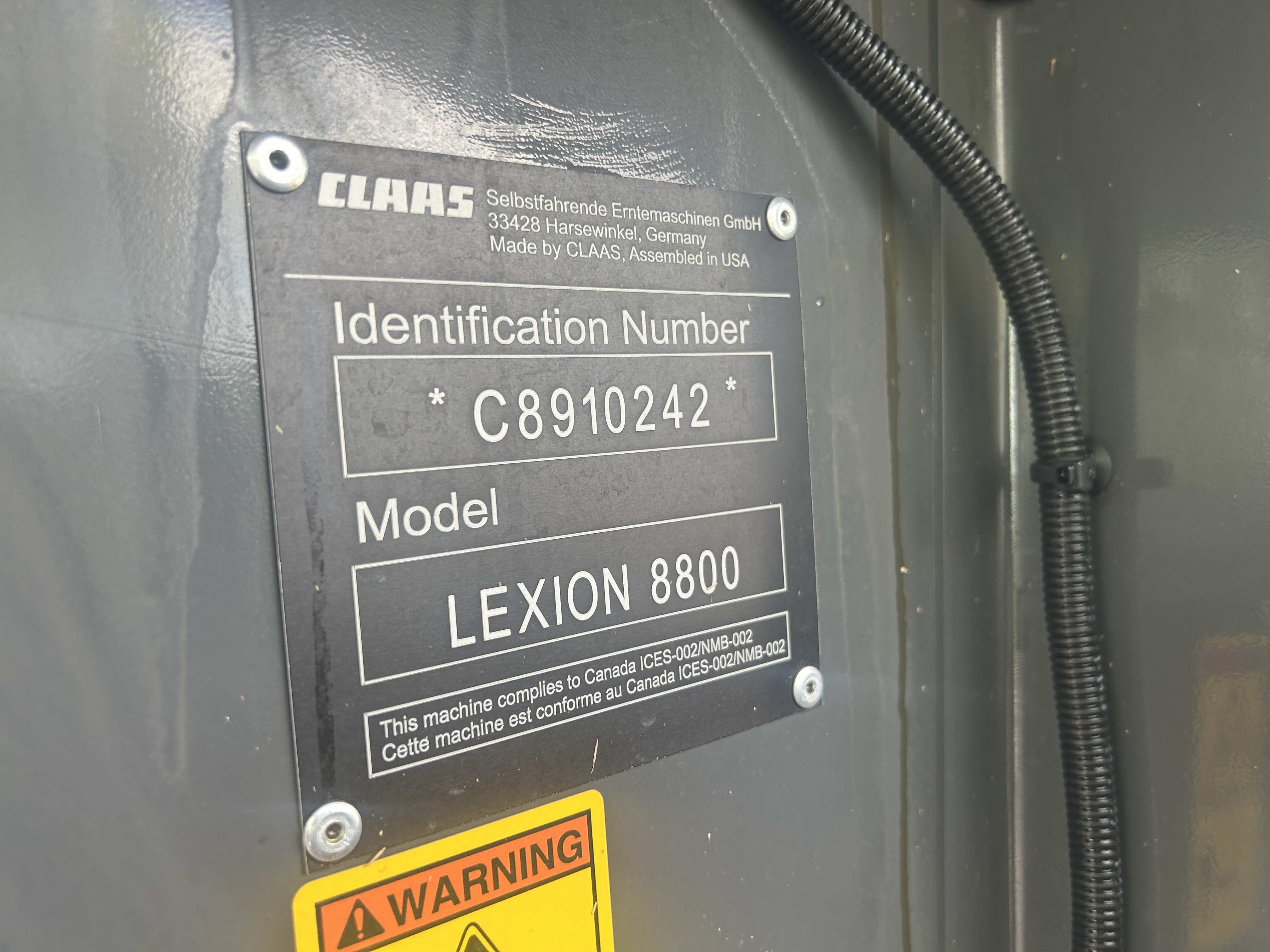 2023 CLAAS LEXION 8800T Combine