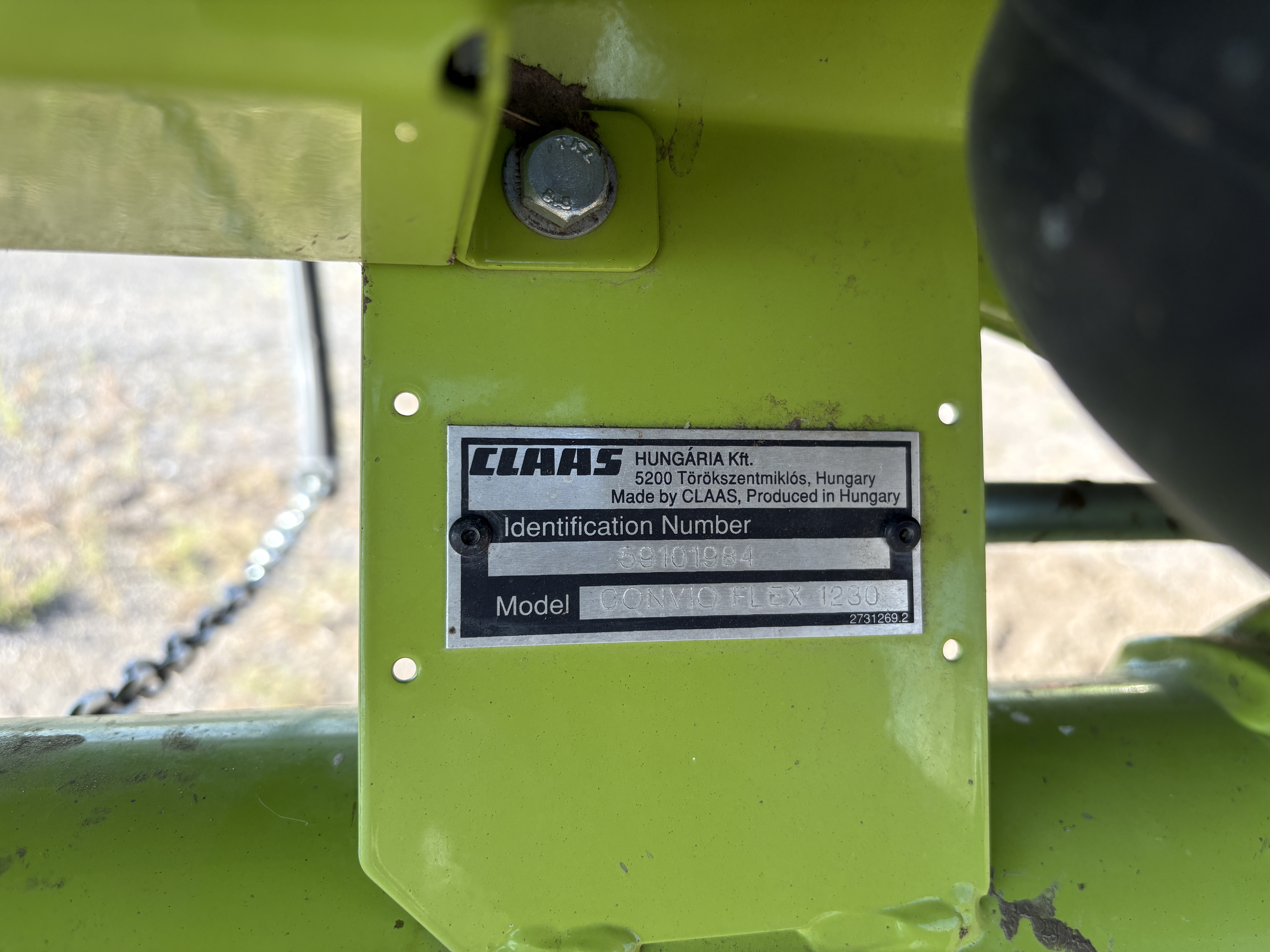 2023 CLAAS CONVIO 1230 Header Combine