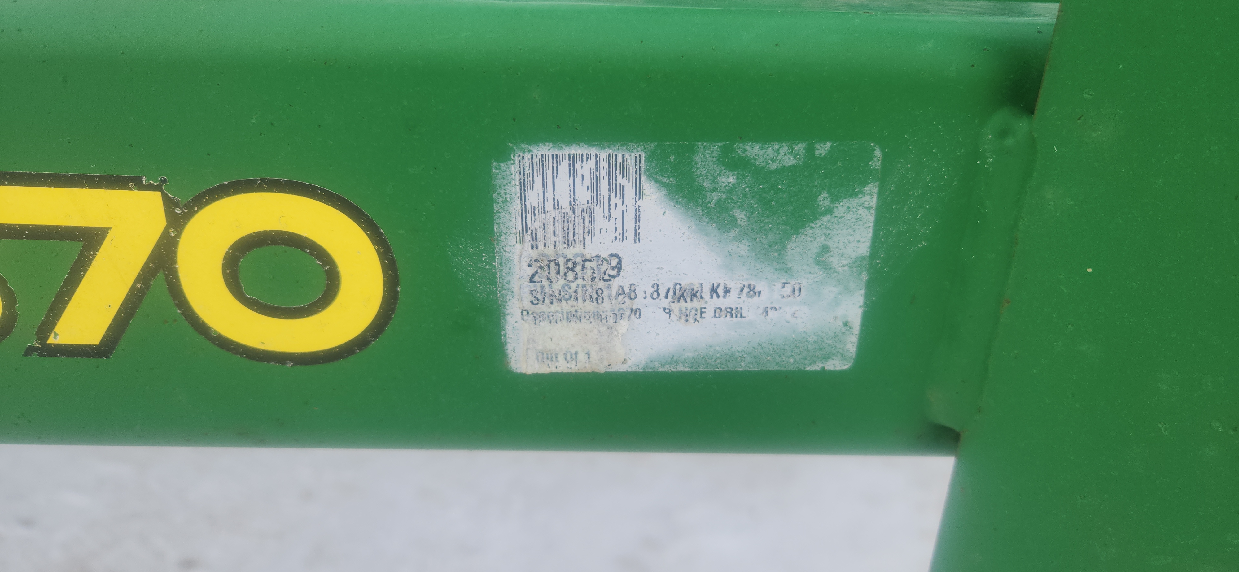 2019 John Deere 1870A Air Seeder