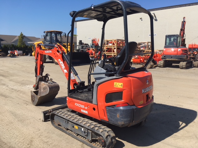 2013 Kubota KX018-4H Excavator Mini