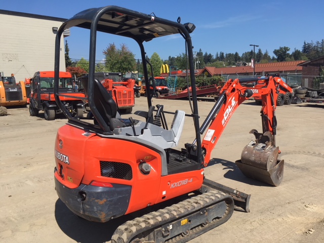 2013 Kubota KX018-4H Excavator Mini