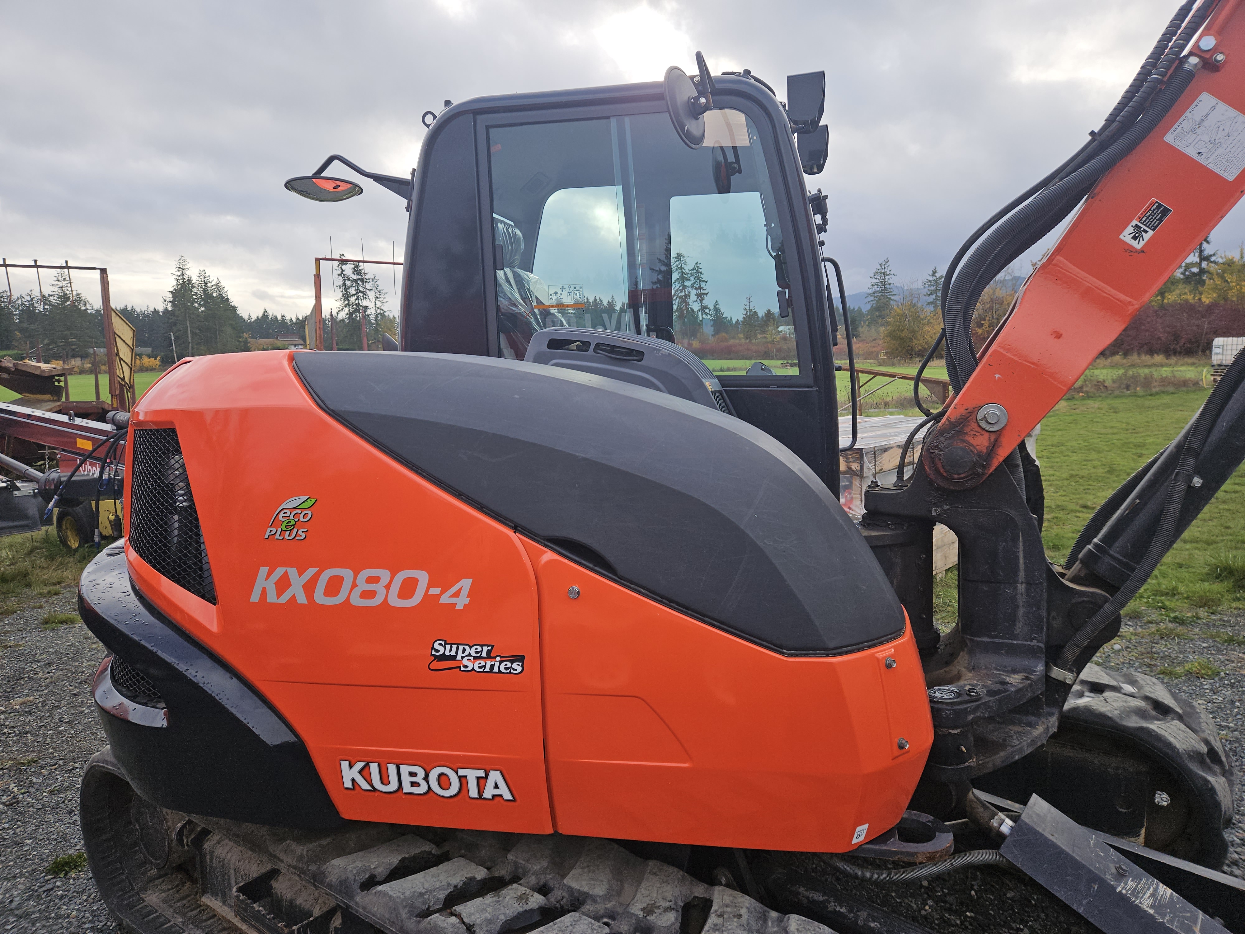 2019 Kubota KX080-4 Excavator Mini