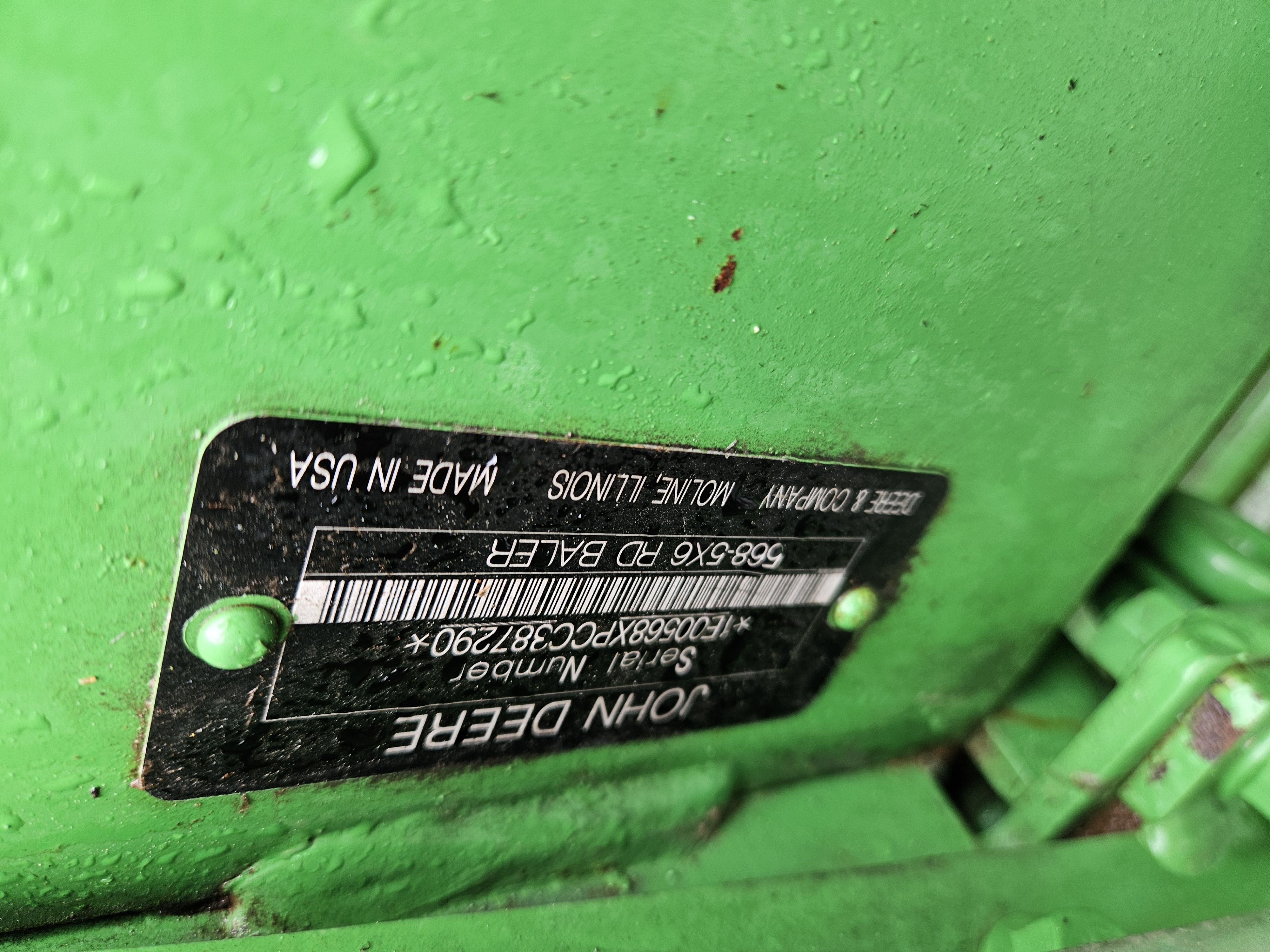 2012 John Deere 568 Baler/Round