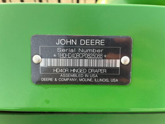 2023 John Deere HD40R Header Combine