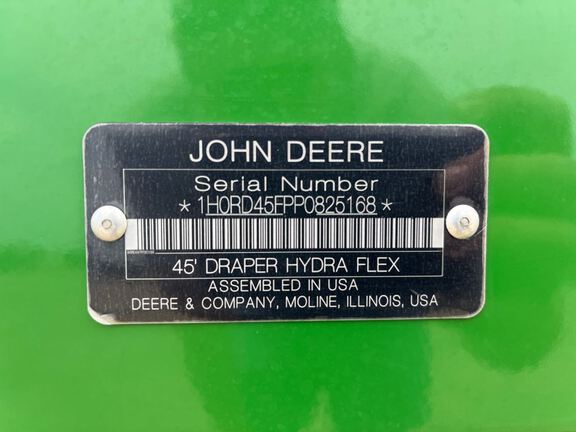 2023 John Deere RD45F Header Combine