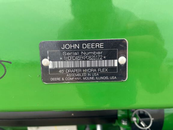 2023 John Deere RD45F Header Combine