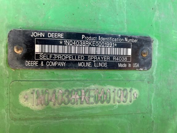 2014 John Deere R4038 Sprayer/High Clearance