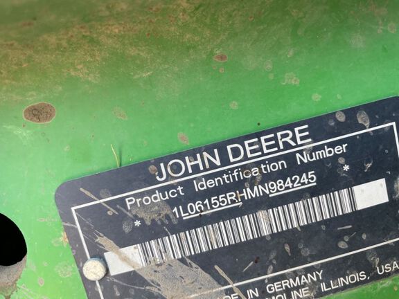 2021 John Deere 6155R Tractor