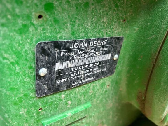 2023 John Deere 8R 280 Tractor