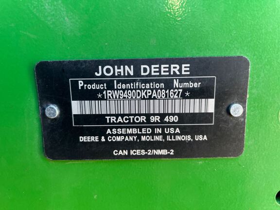 2023 John Deere 9R 490 Tractor 4WD