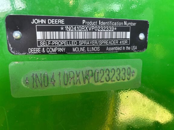 2023 John Deere 410R Sprayer/High Clearance