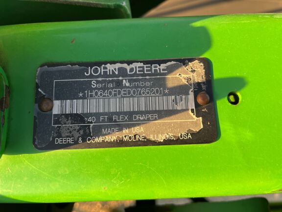 2013 John Deere 640FD Header Combine