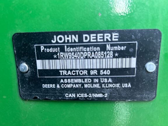 2024 John Deere 9R 540 Tractor 4WD