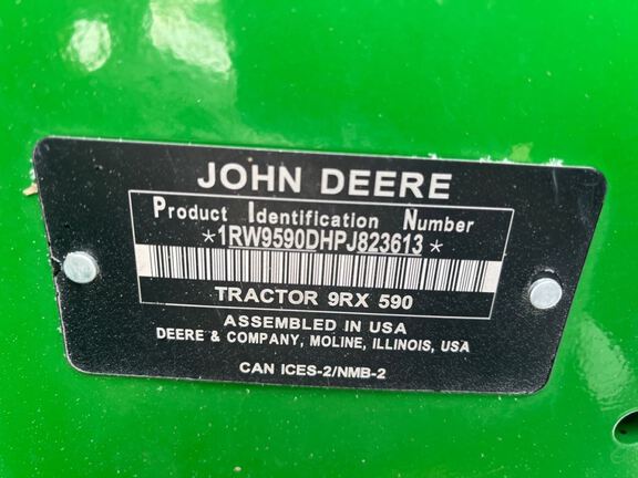 2024 John Deere 9RX 590 Tractor Rubber Track