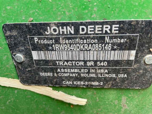 2024 John Deere 9R 540 Tractor 4WD