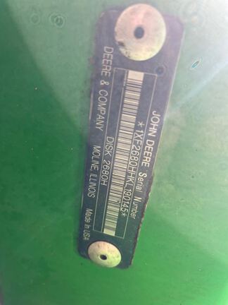 2020 John Deere 2680H Disk