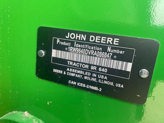 2023 John Deere 9R 640 Tractor 4WD