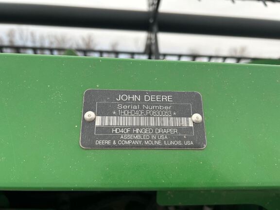 2024 John Deere HD40F Header Combine