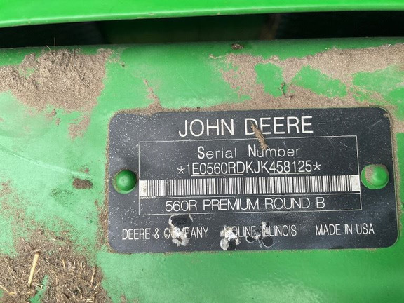 2019 John Deere 560R Baler/Round