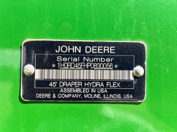 2024 John Deere RD45F Header Combine