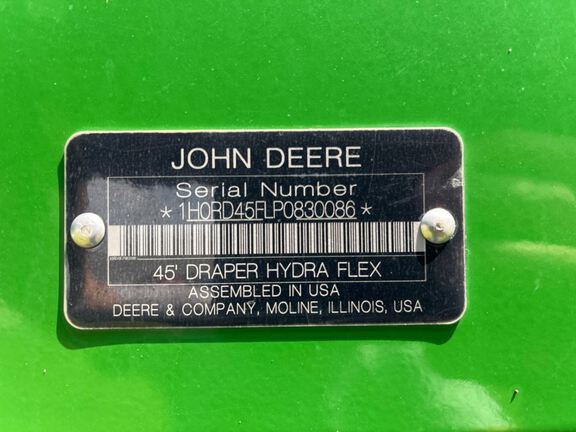 2024 John Deere RD45F Header Combine