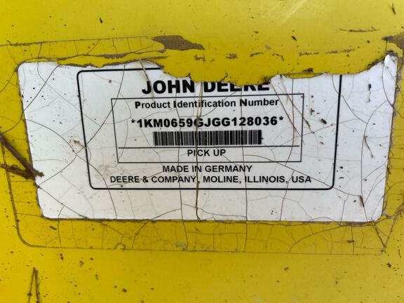 2016 John Deere 659 Header Forage