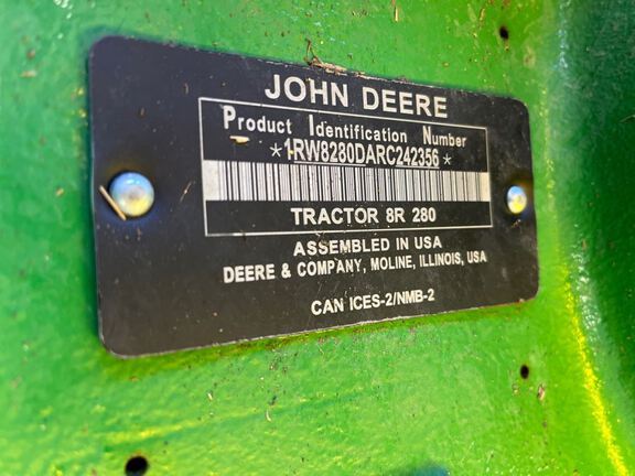2024 John Deere 8R 280 Tractor