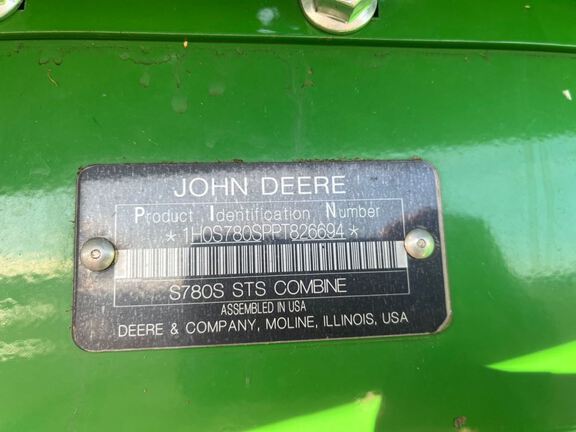 2023 John Deere S780 Combine