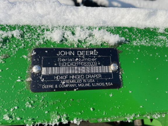 2025 John Deere HDF40 Header Combine