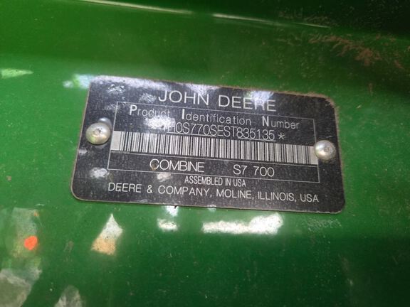 2025 John Deere S7 700 Combine