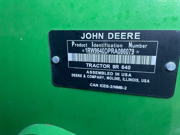 2024 John Deere 9R 640 Tractor 4WD