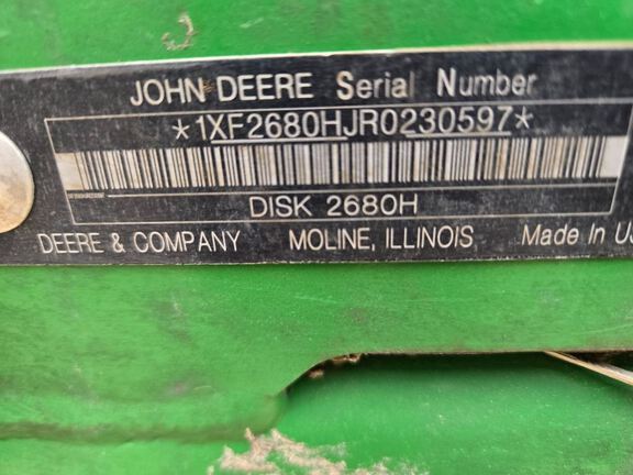 2024 John Deere 2680H Disk