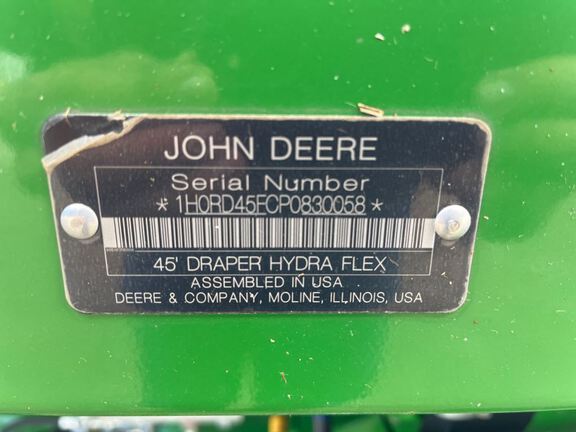 2024 John Deere RD45F Header Combine