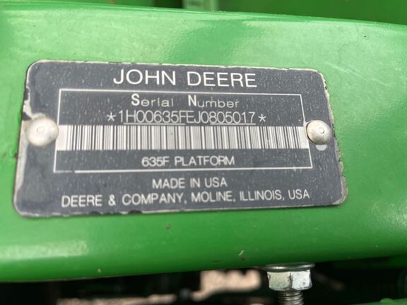 2019 John Deere 635F Header Combine