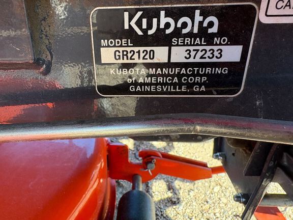 2019 Kubota GR2120 Garden Tractor