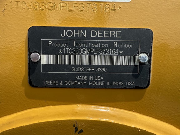 2020 John Deere 333G Compact Track Loader